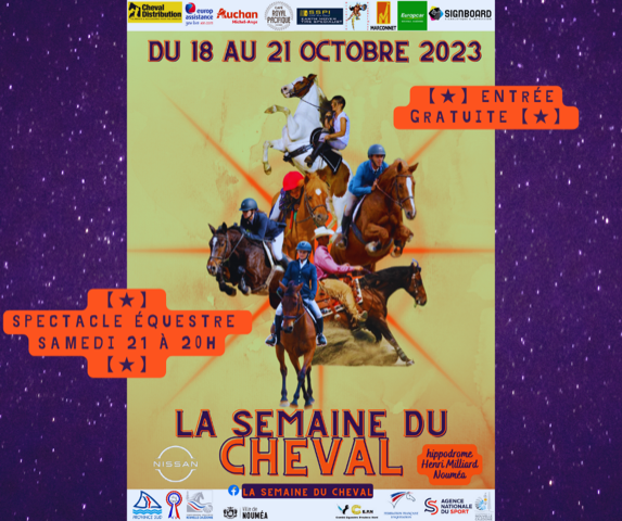 affiche Semaine du Cheval 2023